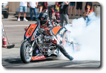 Motorcycle burnout